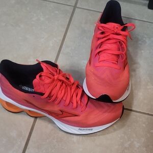 Mizuno Women's Athletic Shoes - Pink and Orange